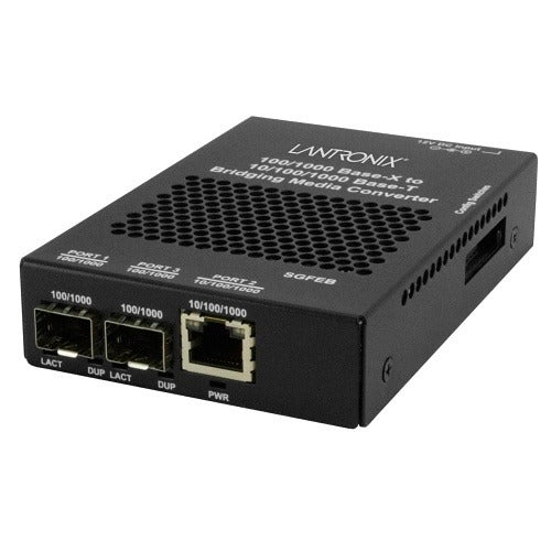 LANTRONIX Transition Networks SGFEB1040-230-NA Fiber Media Converter