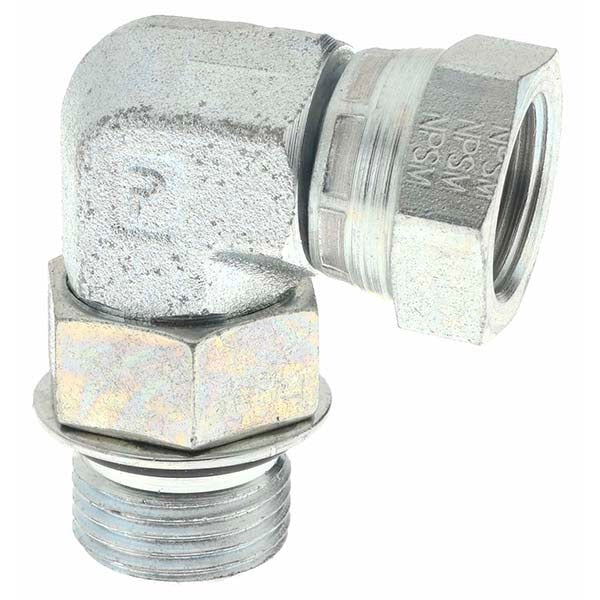 PARKER Parker 16264 Hydraulic Hose Swivel Elbow Fitting 6000 Psi