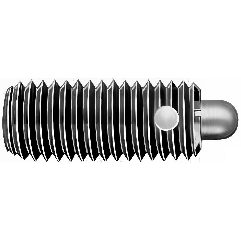 TE-CO Te-co 53204 Threaded Spring Plunger 10-32 Stainless Steel