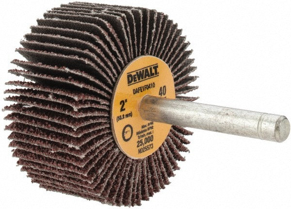 DEWALT Dewalt DAFE1F0410 Mounted Flap Wheel 40 Grit 2in Aluminum Oxide