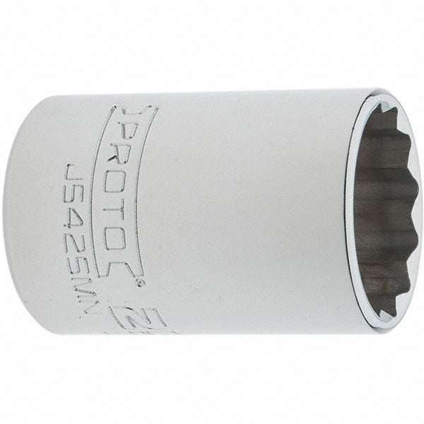 PROTO Proto J5425MN 25mm 12-point 1/2 Drive Hand Socket