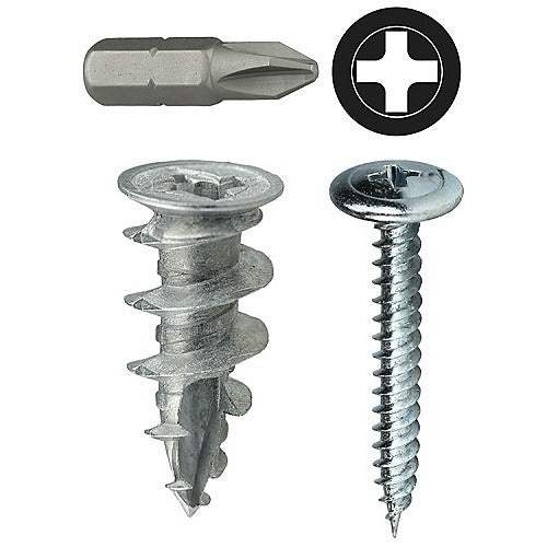 DOTTIE L H Dottie WDK8W Zinc Alloy Walldriller Anchor Size 8
