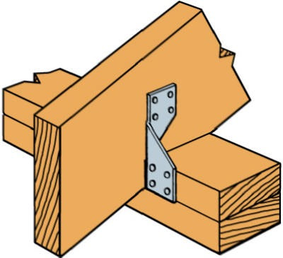 SIMPSON STRONG-TIE Simpson Strong Tie H3 Hurricane Tie Rafter Connector