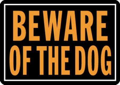 HILLMAN Hillman Fasteners 840143 Beware of Dog Sign 10x14 in
