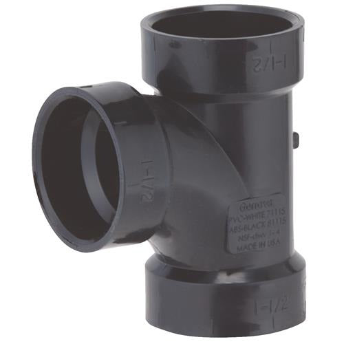 CHARLOTTE PIPE Charlotte Pipe ABS 00400 0600HA 1-1/2 In Hub x Hub x Hub Sanitary ABS Waste and Vent Tee (Each)