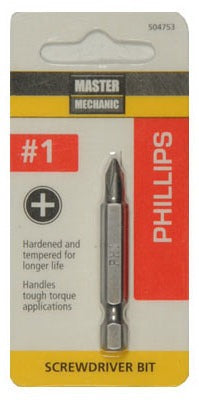 DISSTON CO Disston Company 504753 Phillips Bit 2 Inch No 1 Snub Nose