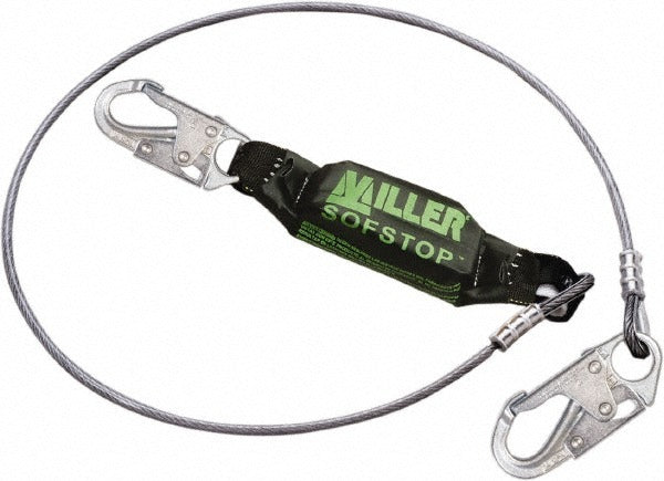 MILLER Miller 907NLS-Z7/6FTYL Shock Absorbing Lanyard 310 Lb