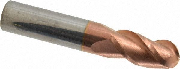 ACCUPRO Accupro 12184404 Ball End Mill 0.625 in 3 Flute Carbide Ticn