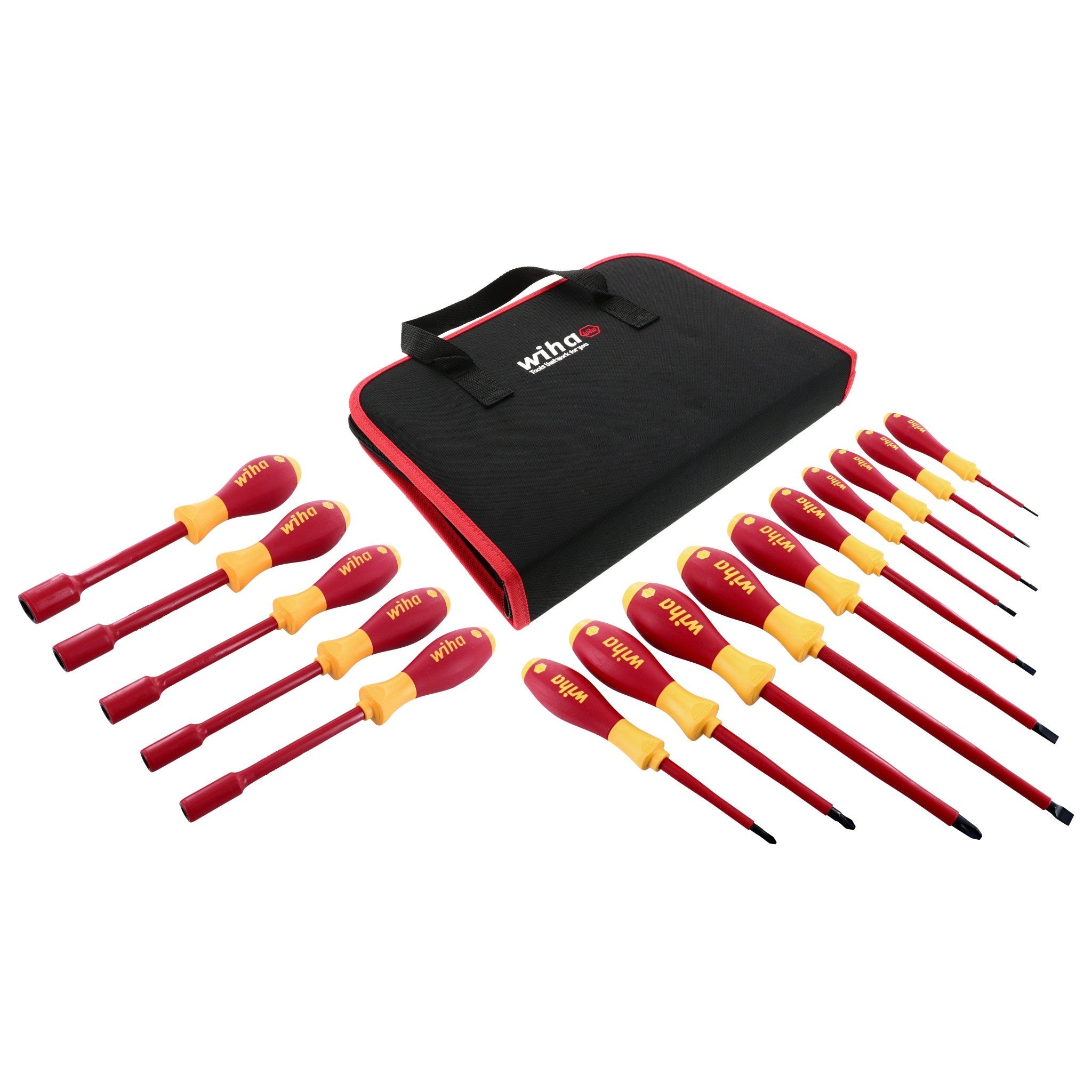 WIHA Wiha 32190 Insulated Screwdriver and Nutdriver Set 1000 V (15 Piece)