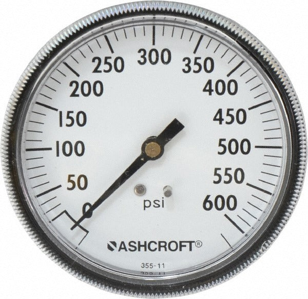 ASHCROFT Ashcroft 662876139477 Pressure Gauge 600 Psi 3.5 in Npt