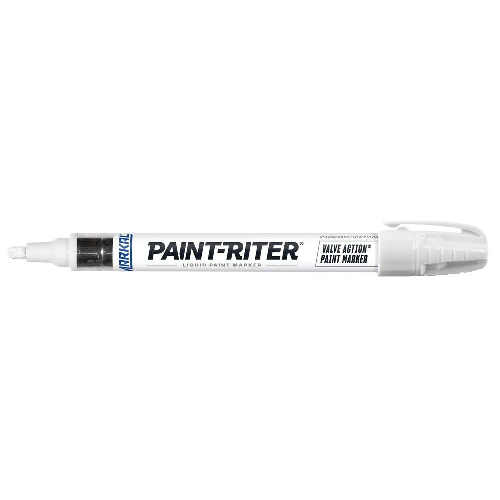 MILWAUKEE Markal 96820 Liquid Paint Marker White Bullet Tip