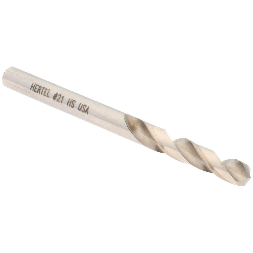 HERTEL Hertel 89321616 Screw Machine Drill Bit 21 Hss 118 Deg