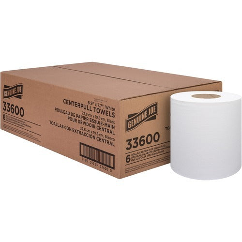 GENUINE JOE Genuine Joe GJO33600 Center-pull Towel 600 Sheets 6-pack