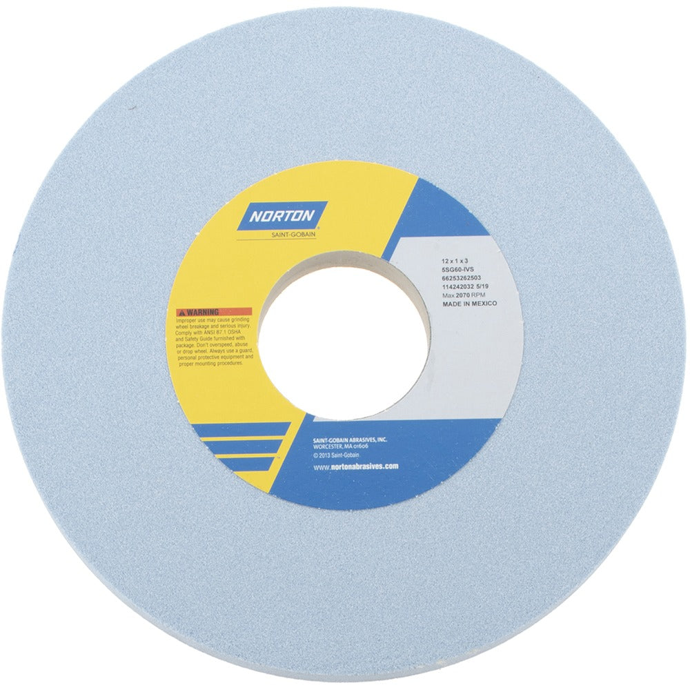 NORTON Norton 66253262503 Surface Grinding Wheel 12in 60 Grit