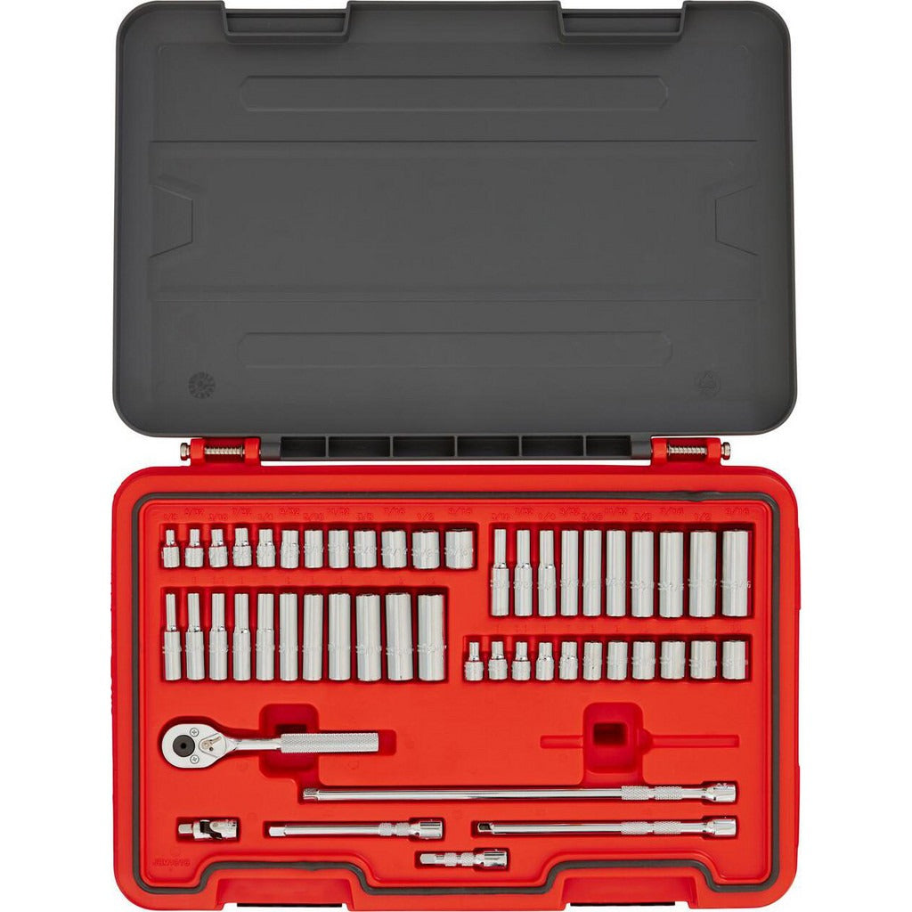 PROTO Proto J47351S Socket Set 51 Piece 1/4 to 9/16 Inch
