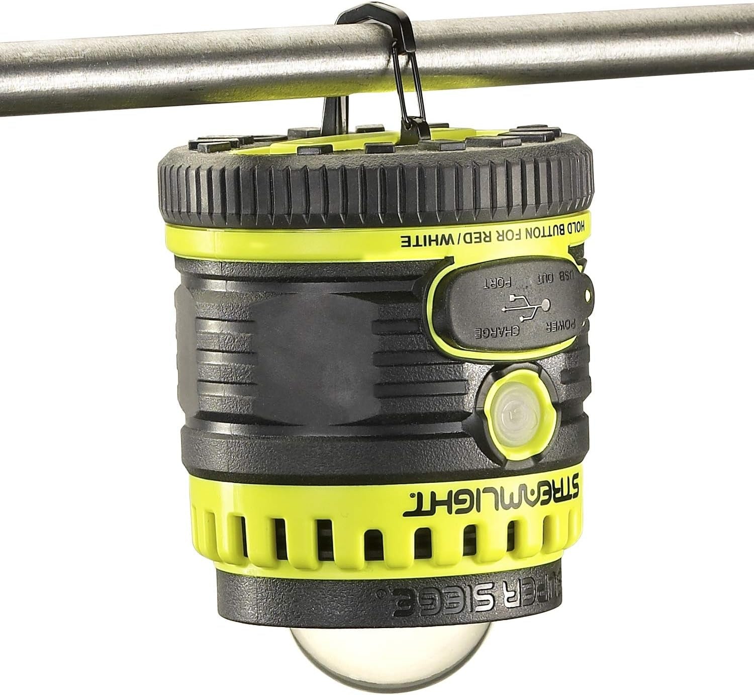 STREAMLIGHT Streamlight 44945 Super Siege 1100-Lumen Rechargeable Outdoor Hand Lantern/Flashlight (120V AC Charger)