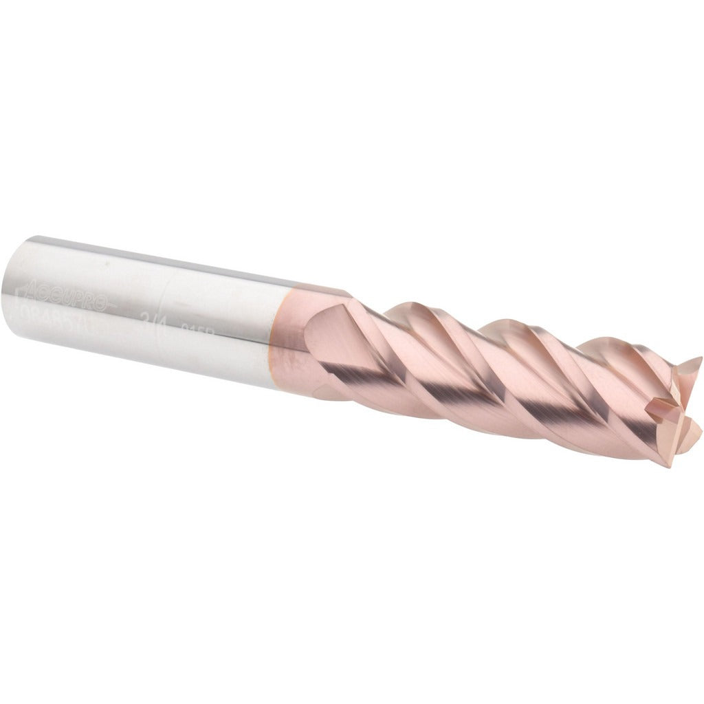 ACCUPRO Accupro 12183144 Corner Radius End Mill 3/4 in 4 Flute Ticn