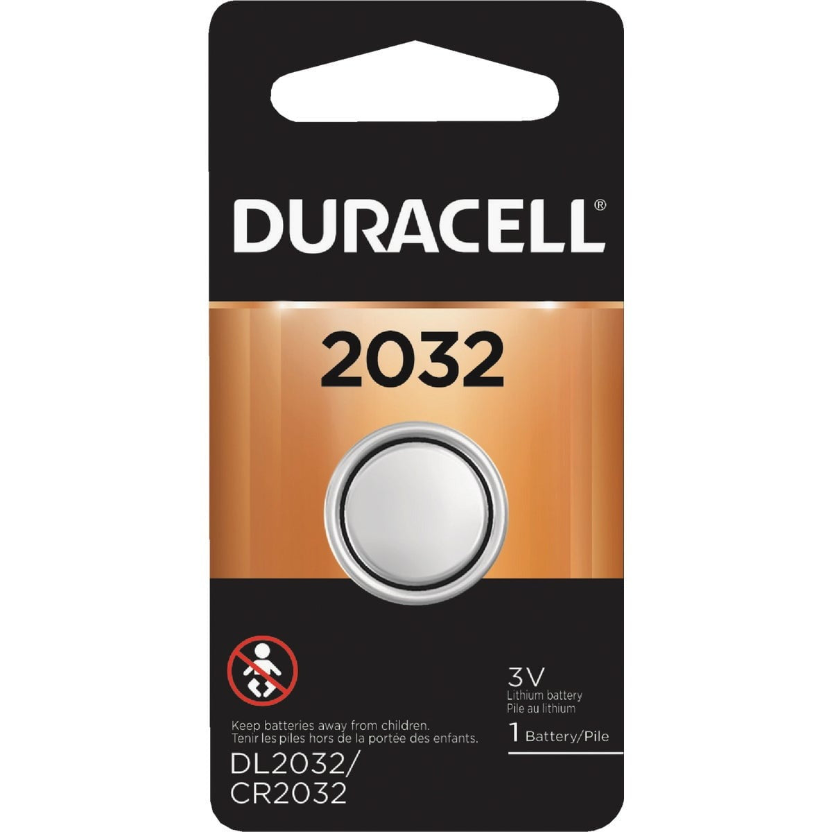 DURACELL Duracell 30587 2032 Lithium Coin Cell Battery 3V (1 Pack) DL2032