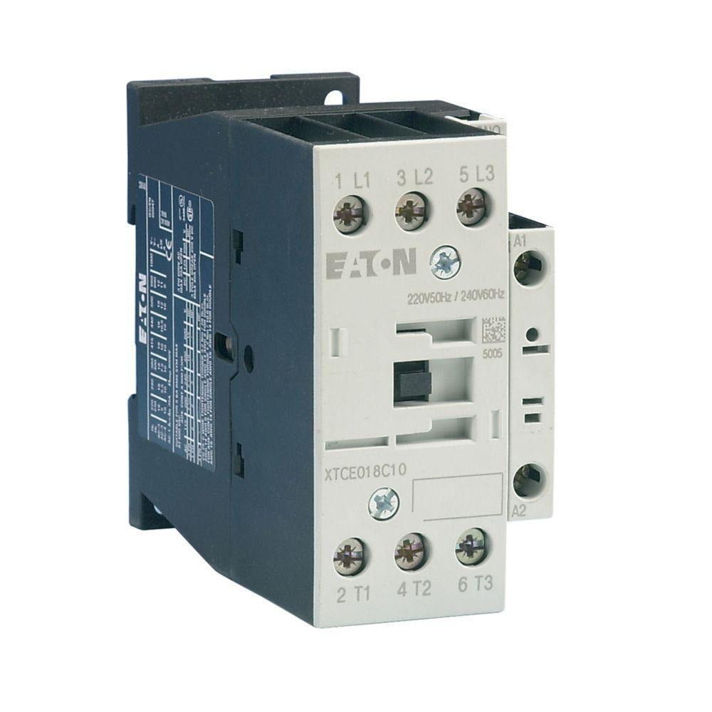 EATON Eaton XTCE018C10C C-Frame Full Voltage Non-Reversing IEC Contactor 18 A (45 mm)