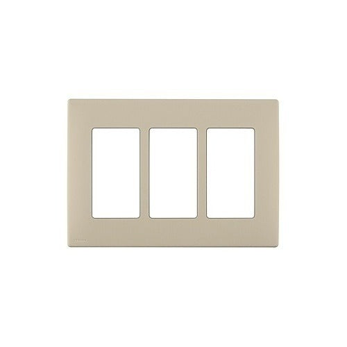 LEVITON Leviton Telcom REWP3-NS 3-gang Snap-on Wallplate