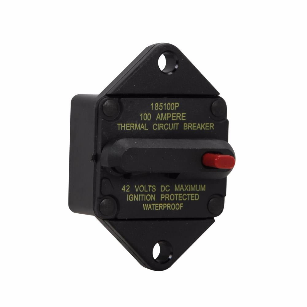 BUSSMANN Bussmann CB185P-30 Type III Switchable High Amp Waterproof Automotive Circuit Breaker 30 A (Panel Mount, 1 Pole)