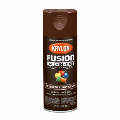 KRYLON Krylon K02777007 Burnt Sienna Textured Spray Paint Primer 12 Oz