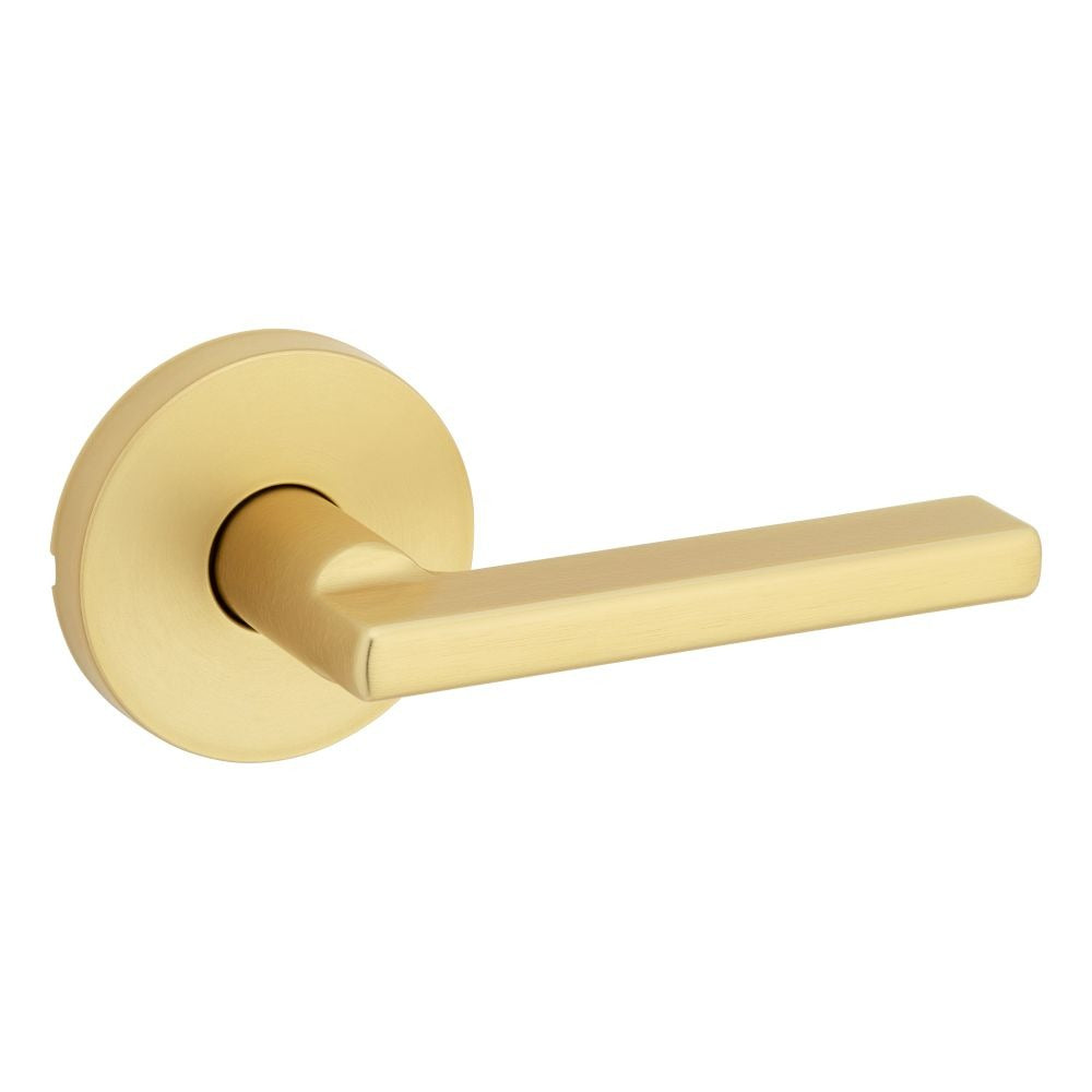 KWIKSET Kwikset 720HFLRDT-4 Halifax Passage Door Lock Satin Brass