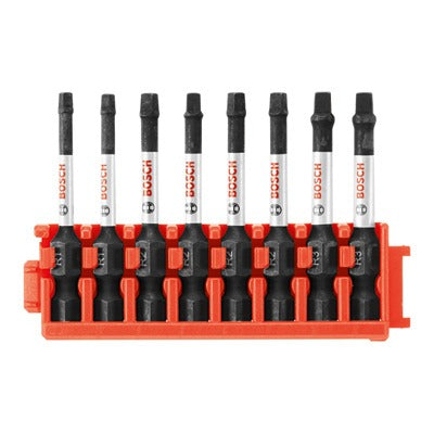 BOSCH Bosch CCSSQV208 2in Square Power Bit Set 8 Piece Impact