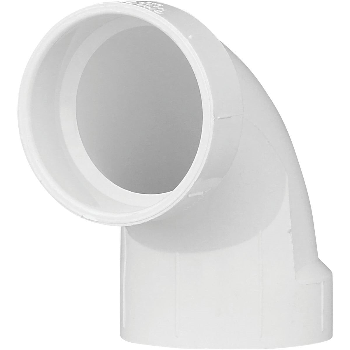 CHARLOTTE PIPE Charlotte Pipe PVC 00300 1000HA 2 in Schedule 40 90 Deg Sanitary DWV PVC Elbow (2 in / Each / 90 Deg)