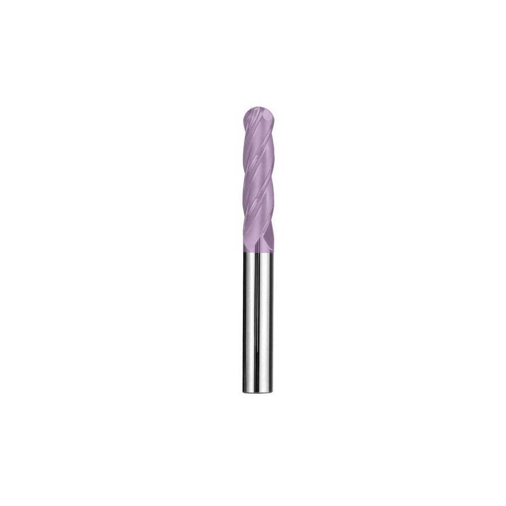 KYOCERA SGS PRECISION TOOLS Sgs 31784 Ball End Mill 0.375 in 4 Flute Solid Carbide Ticn