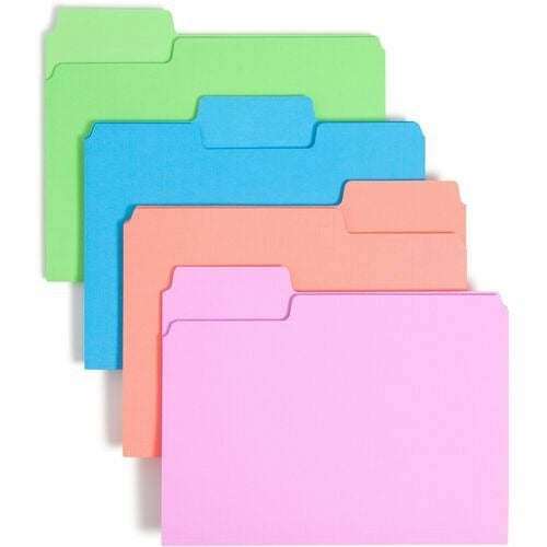 SMEAD Smead SMD11957 Supertab File Folder Letter 1/3 Cut 24 Pack