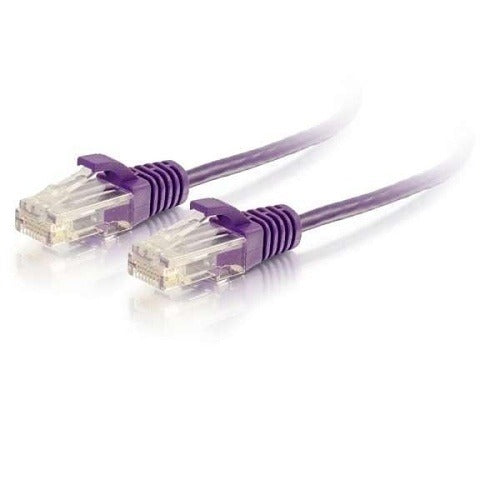 QUIKTRON Quiktron 576-RD45-004 CAT6 Patch Cable 4 Ft Purple 28AWG