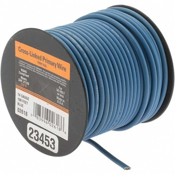 EAST PENN Eastpenn 23453 Xlpe Automotive Wire 14 Awg 100 Ft Blue