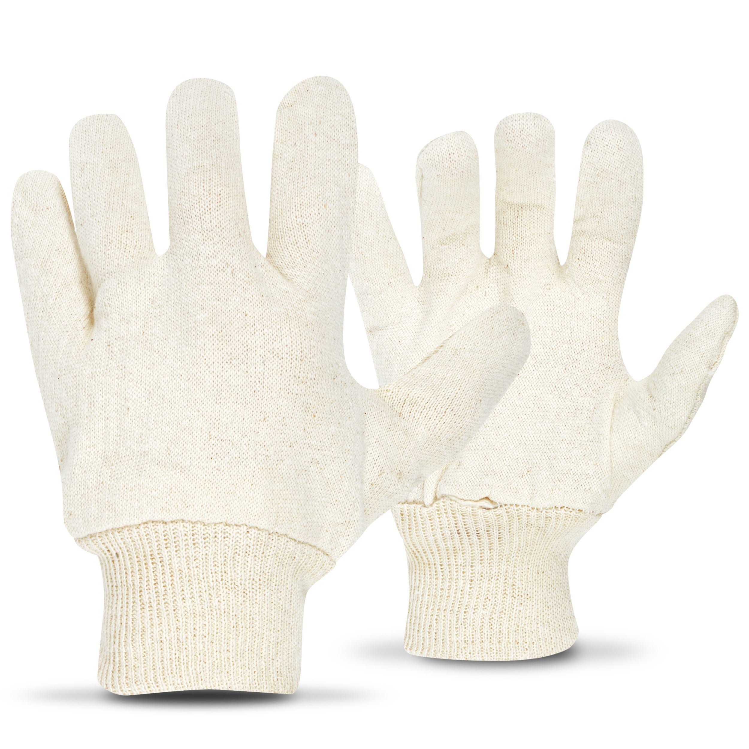 TRULINE Truline A112900 Cotton and String Jersey Gloves Size L Dozen