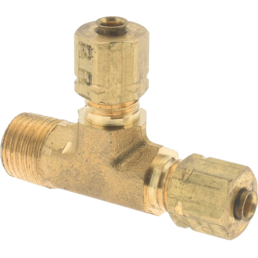 PARKER Parker 171CA-2-2 Brass Compression Male Run Tee