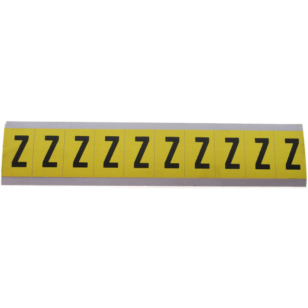 STRANCO Stranco SB4-Z Letter Label Z Rectangle Vinyl Indoor