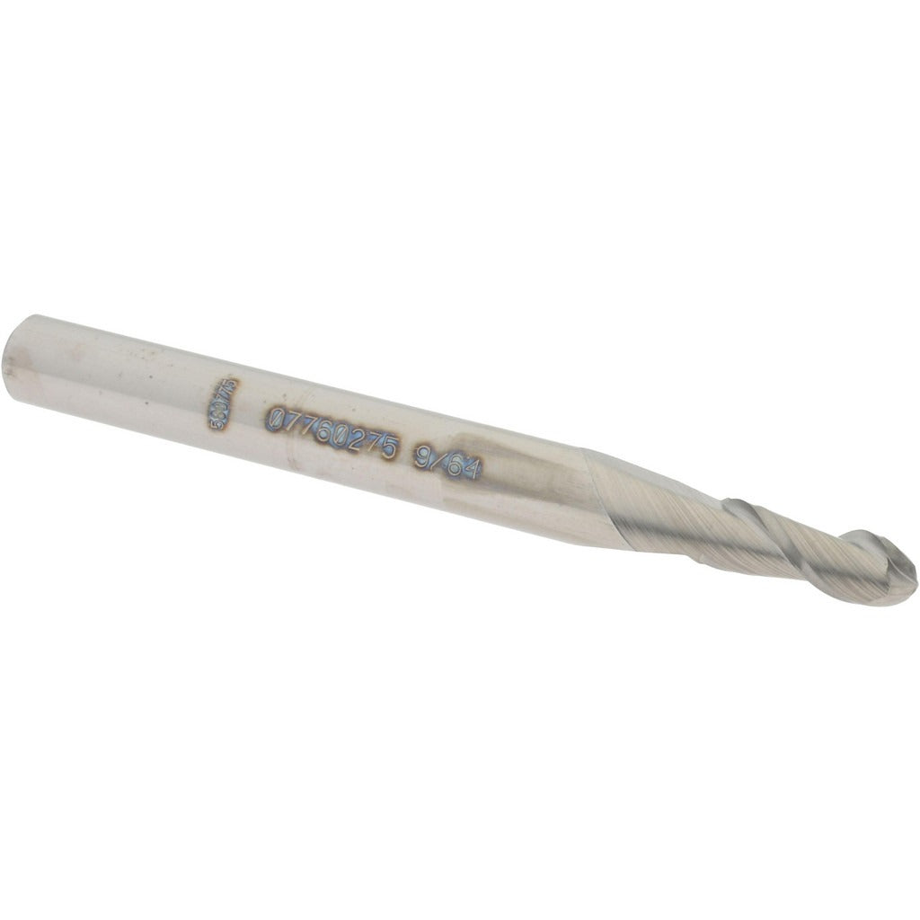 ACCUPRO Accupro 12184091 Ball End Mill 0.1406 in 2 Flute Carbide