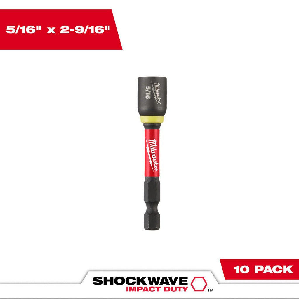 MILWAUKEE Milwaukee Tool 49-66-0533 Impact Nut Driver Bit Set 10pc