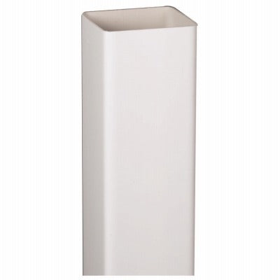 AMERIMAX Amerimax T0583 2in White Square Vinyl Downspout 6-pack