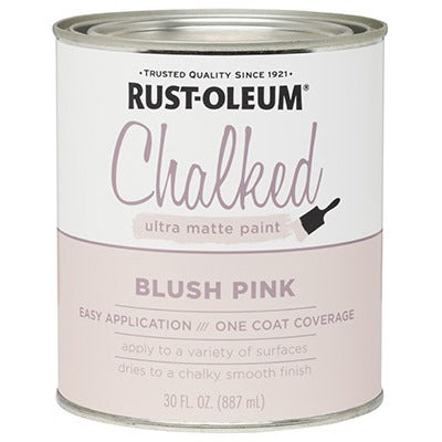RUST-OLEUM Rust-oleum 285142 Chalked Paint 30 Oz Blush Pink