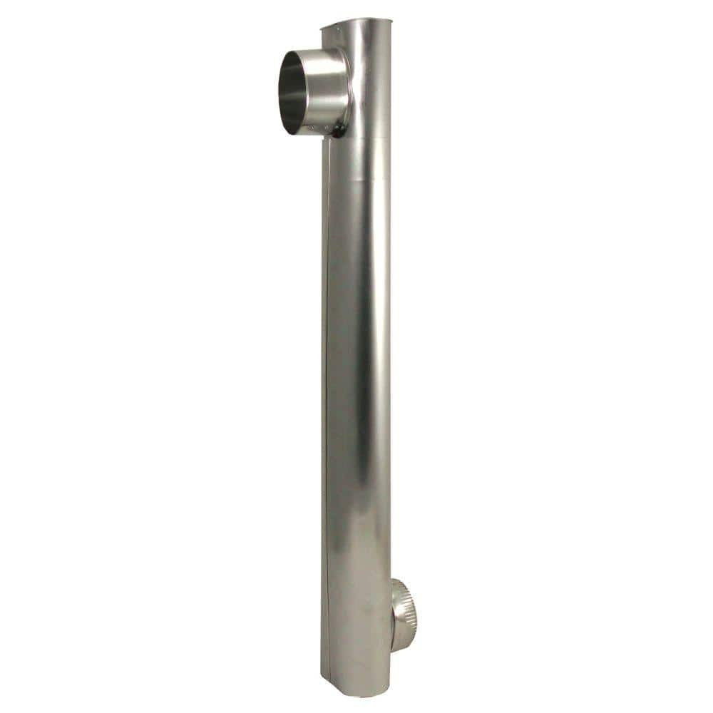 DEFLECTO Deflecto DAF2 4 inches Oval Adjustable Dryer Duct (27 inches to 48 inches)