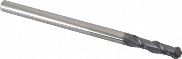 ACCUPRO Accupro 12184312 Ball End Mill 0.375 in 2 Flute Solid Carbide