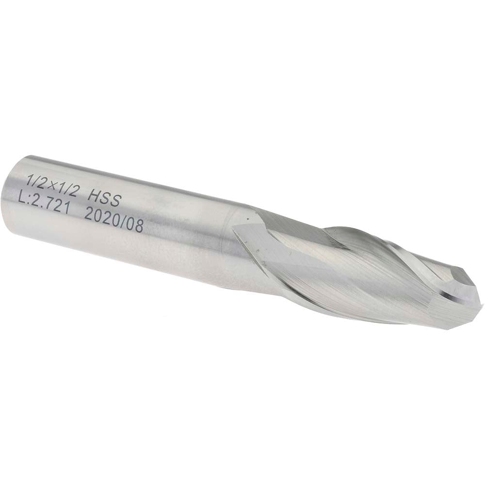 VALUE COLLECTION Value Collection 27796 Ball End Mill 0.5in 2 Flute Hss