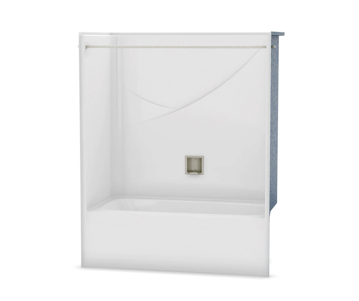 AKER AKER OPTS-6032 Reinforced Shower Base Right-Hand White