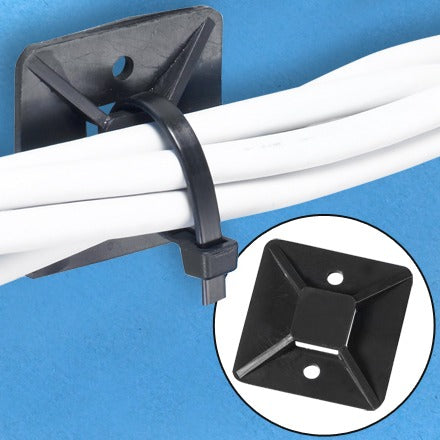BSC PREFERRED Bsc Preferred CTM15B Adhesive Cable Mount 100 Pack