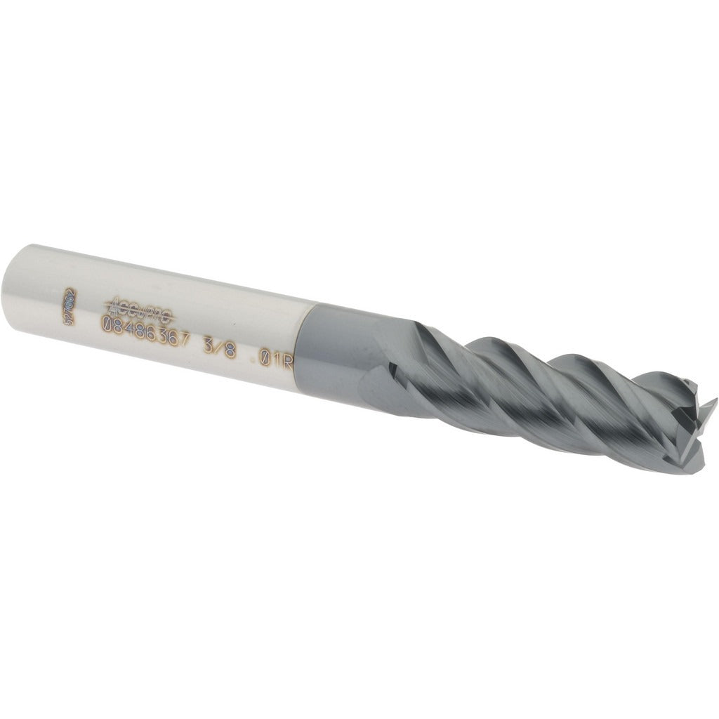 ACCUPRO Accupro 12183067 Corner Radius End Mill 3/8 in 4 Flute Altin