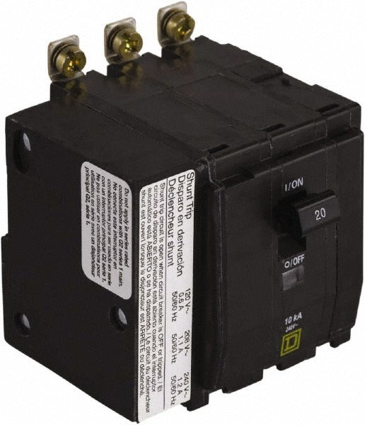 SCHNEIDER ELECTRIC Square D QOB3501021 Circuit Breaker 50A 240V 3 Pole