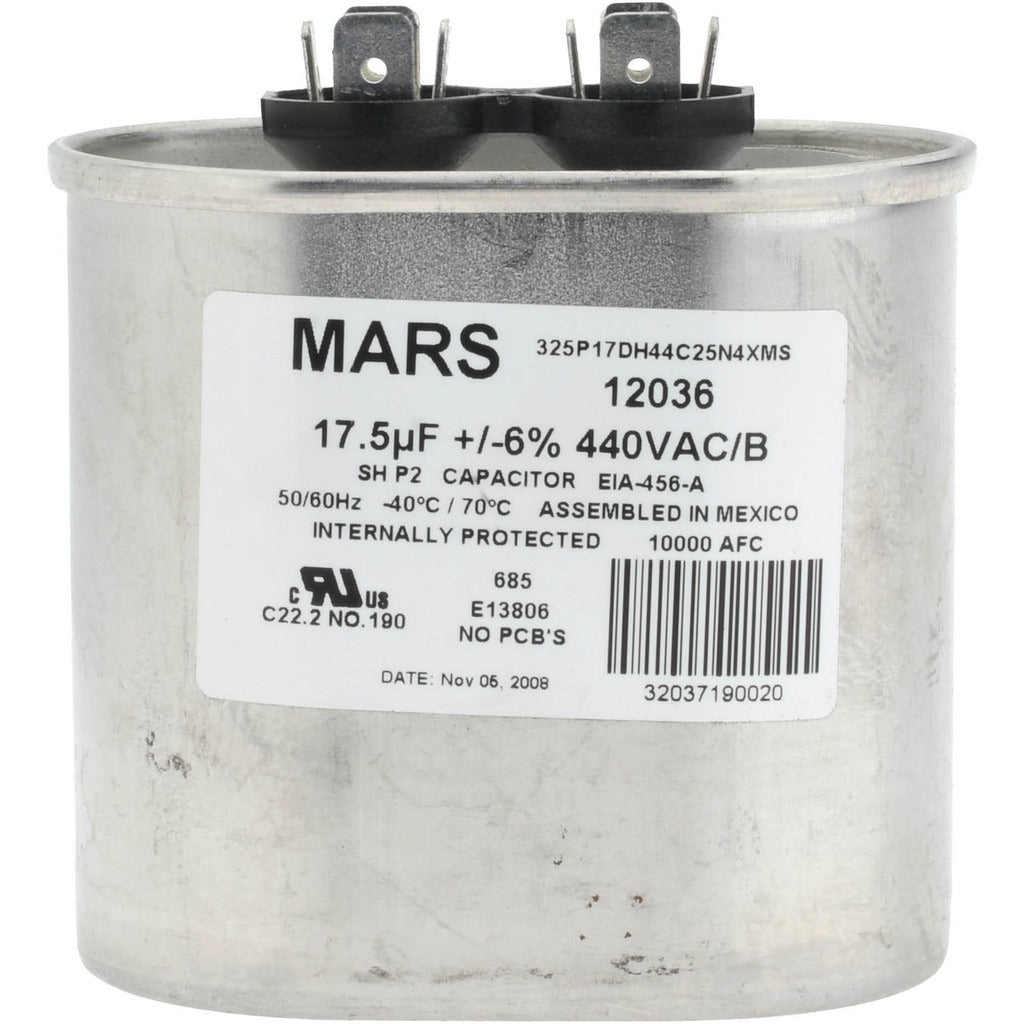 VALUE COLLECTION Value Collection 12936 Motor Run Capacitor 17.5 Mfd 440V