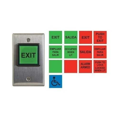 CAMDEN DOOR CONTROLS Camden Door Controls CM-30U Universal Multi Label Switch