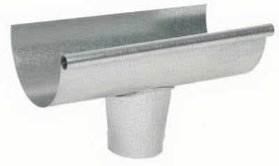 AMERIMAX Amerimax Home Products DE2653 Galvanized Gutter End Outlet 5 in